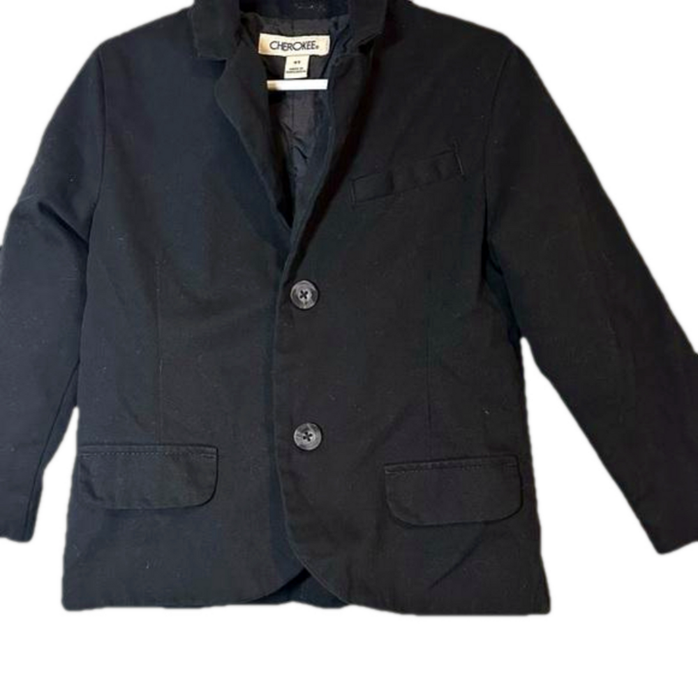 CHEROKEE Toddler Boy Size 4T Black Dress Jacket